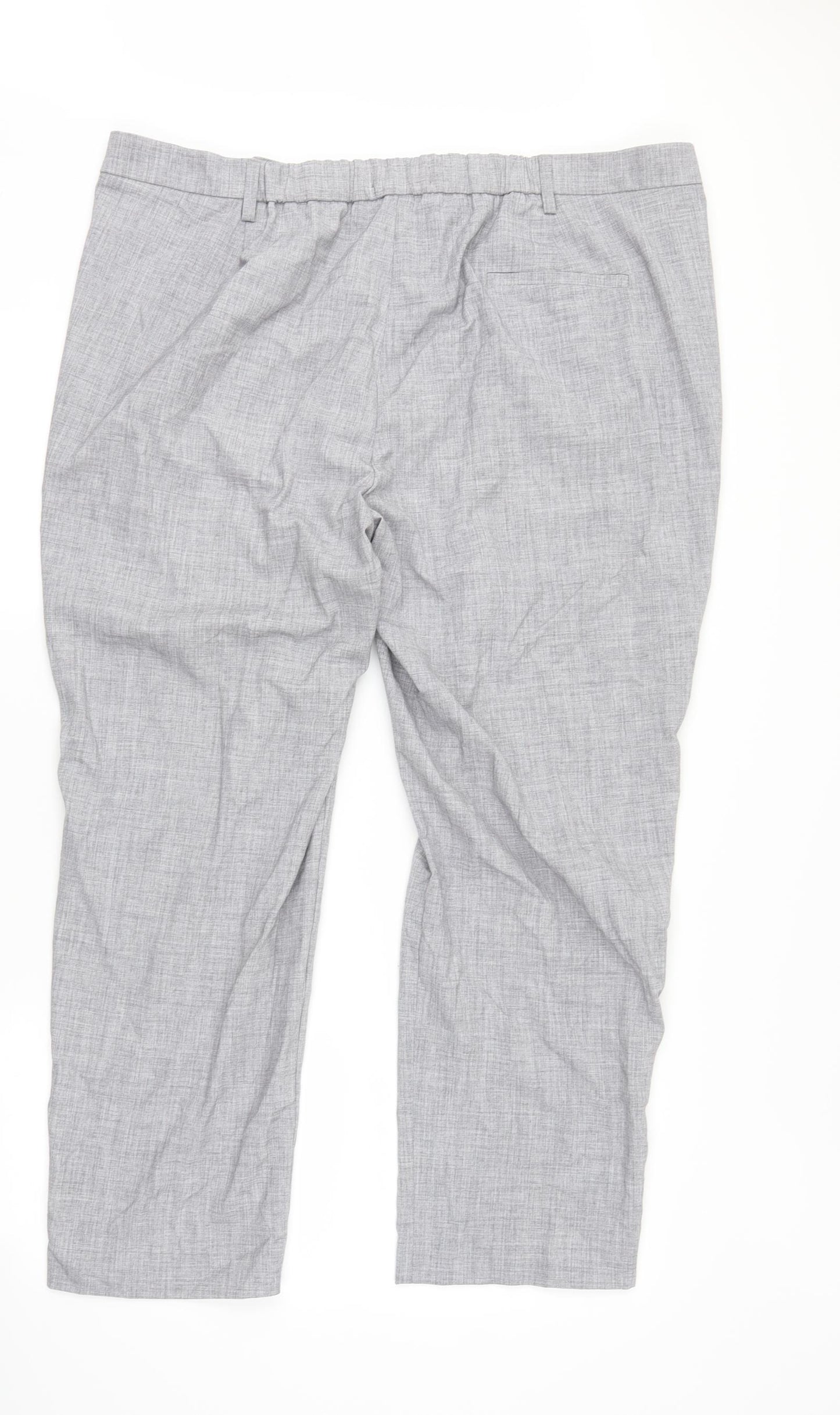 Marks and Spencer Womens Grey   Trousers  Size 22 L28 in