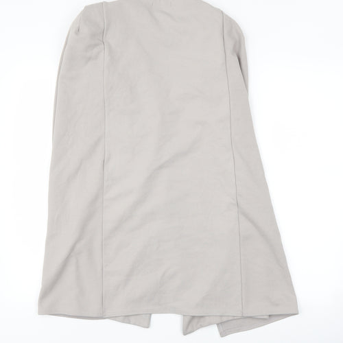 Boohoo Womens Grey   Jacket Coatigan Size 12