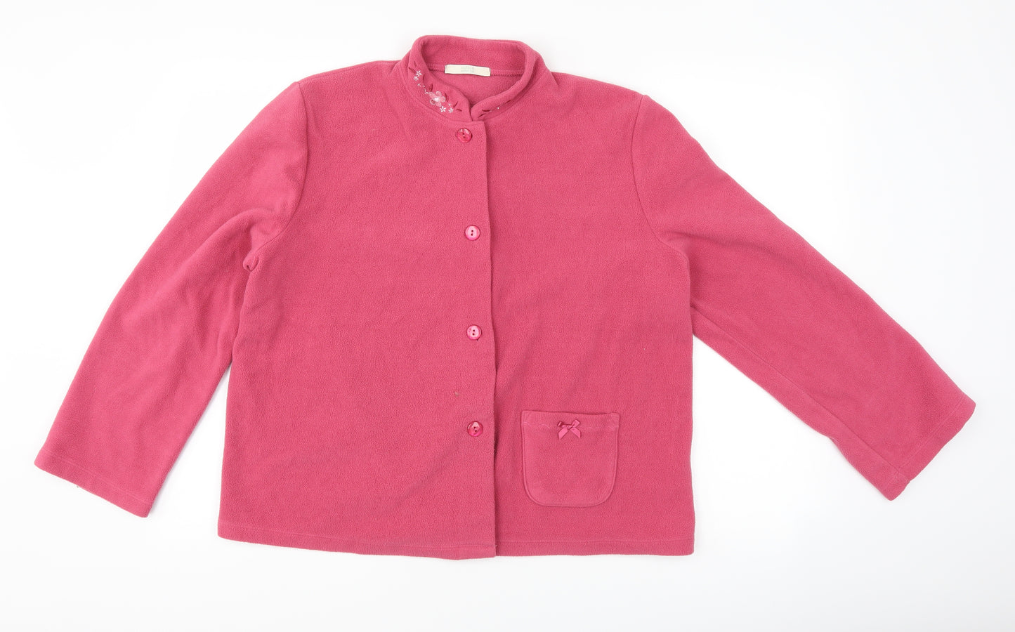 Marks and Spencer Womens Pink  Fleece Jacket  Size 12