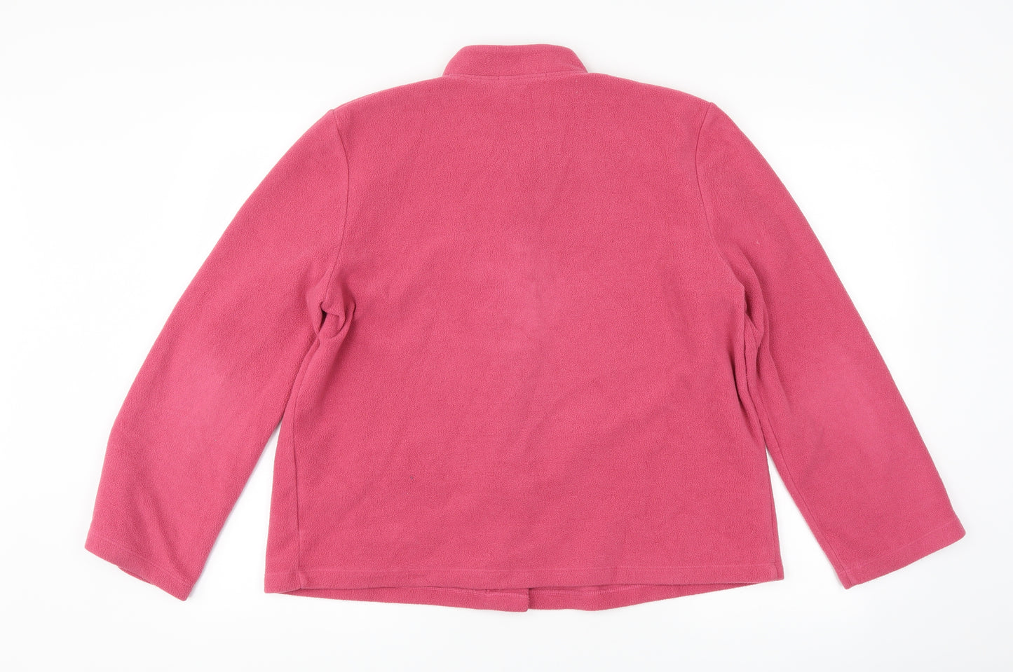 Marks and Spencer Womens Pink  Fleece Jacket  Size 12