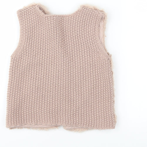 Primark Girls Pink   Gilet Jacket Size 5-6 Years