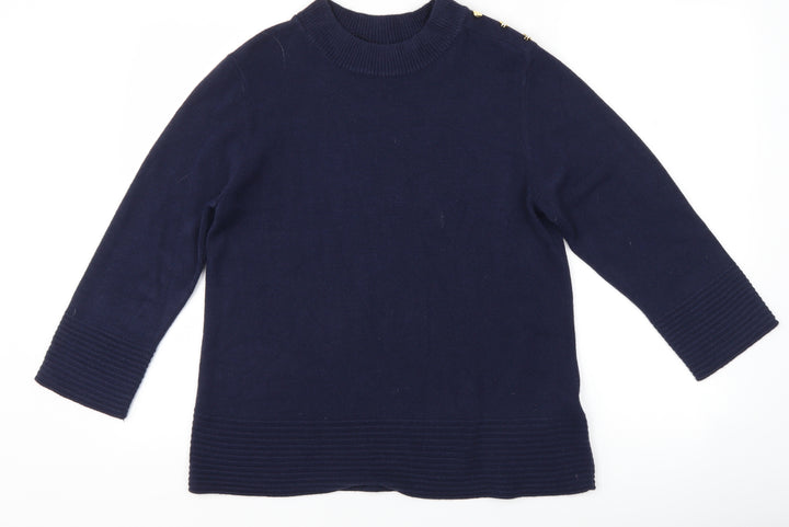 Per Una Womens Blue   Pullover Jumper Size 14