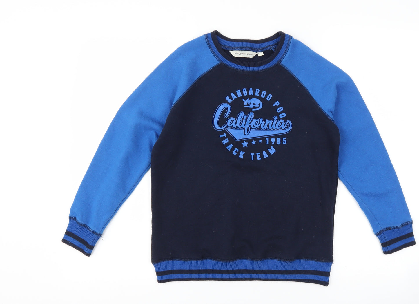 Kangaroo Poo Boys Blue   Pullover Sweatshirt Size 9-10 Years