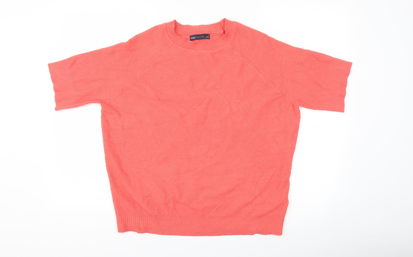 Marks and Spencer Womens Pink   Basic T-Shirt Size 18