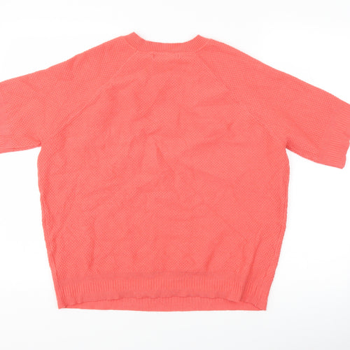 Marks and Spencer Womens Pink   Basic T-Shirt Size 18