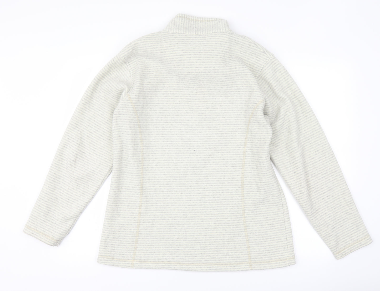 Regatta Womens Ivory Striped Fleece Jacket  Size 14