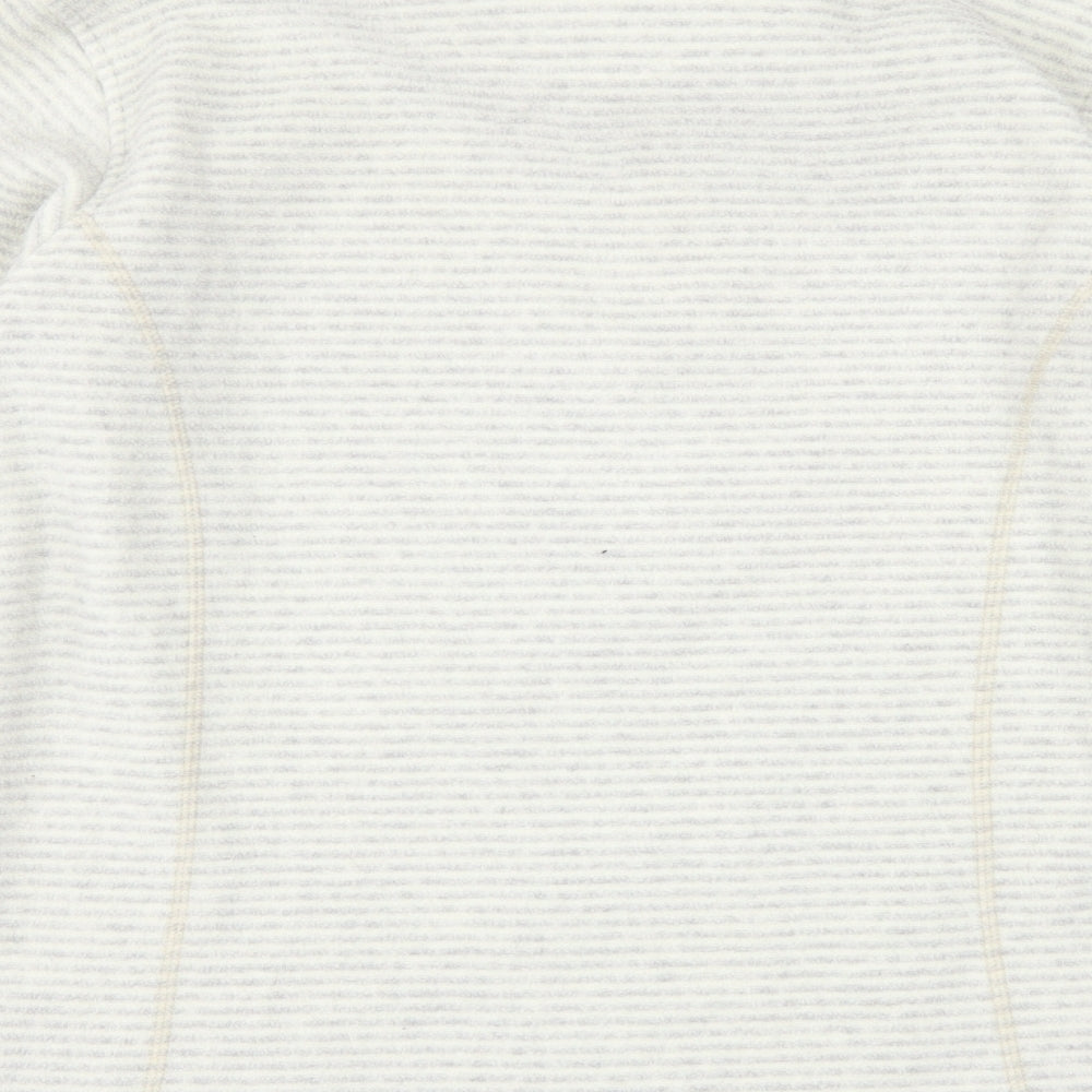 Regatta Womens Ivory Striped Fleece Jacket  Size 14