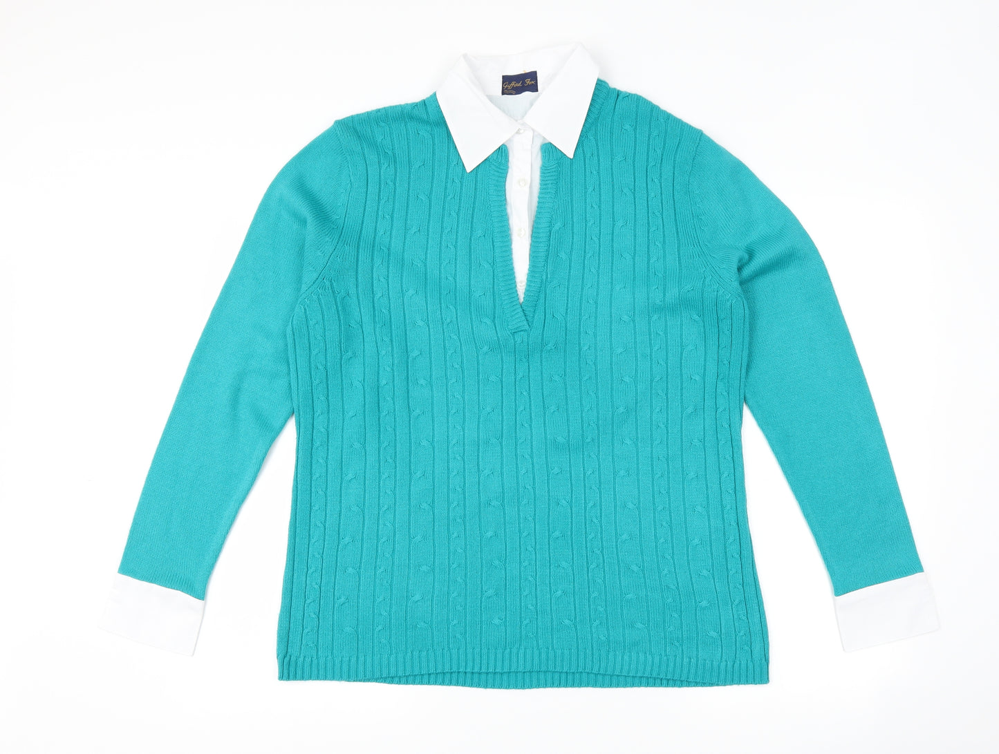 Gifford Fox Womens Blue   Pullover Jumper Size 16