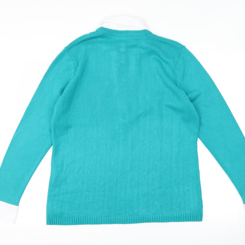 Gifford Fox Womens Blue   Pullover Jumper Size 16