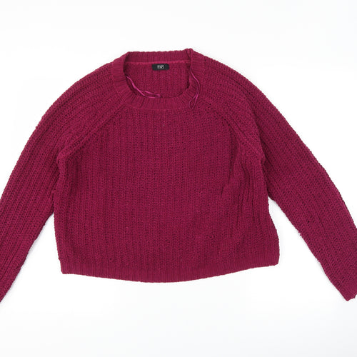 F&F Womens Purple   Pullover Jumper Size 10