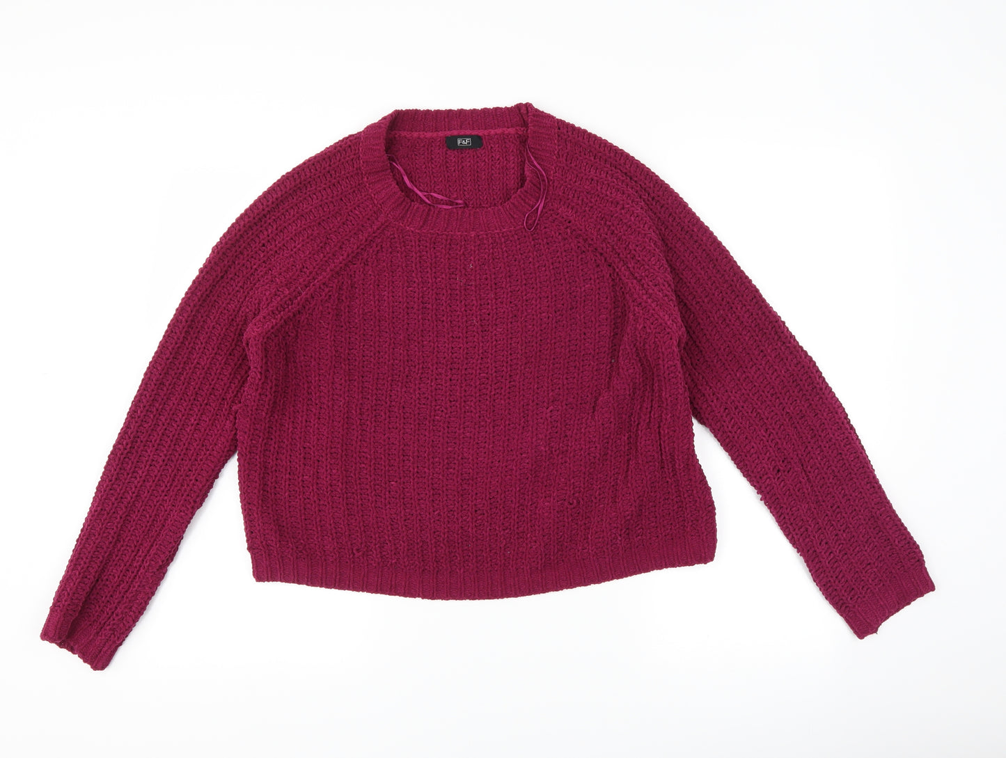 F&F Womens Purple   Pullover Jumper Size 10