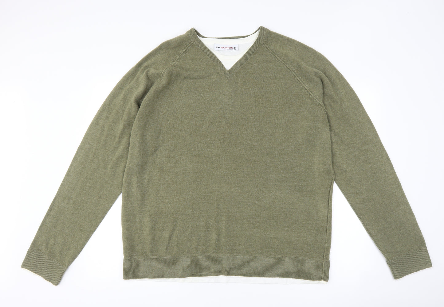 Burton Mens Brown   Pullover Jumper Size 2XL