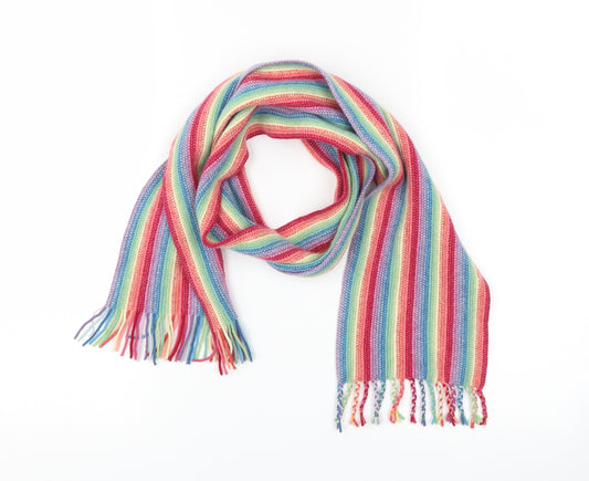 Preworn Girls Multicoloured Striped  Scarf Scarves & Wraps One Size