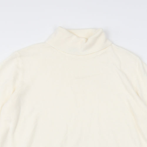 Marks and Spencer Womens White   Pullover Jumper Size 18
