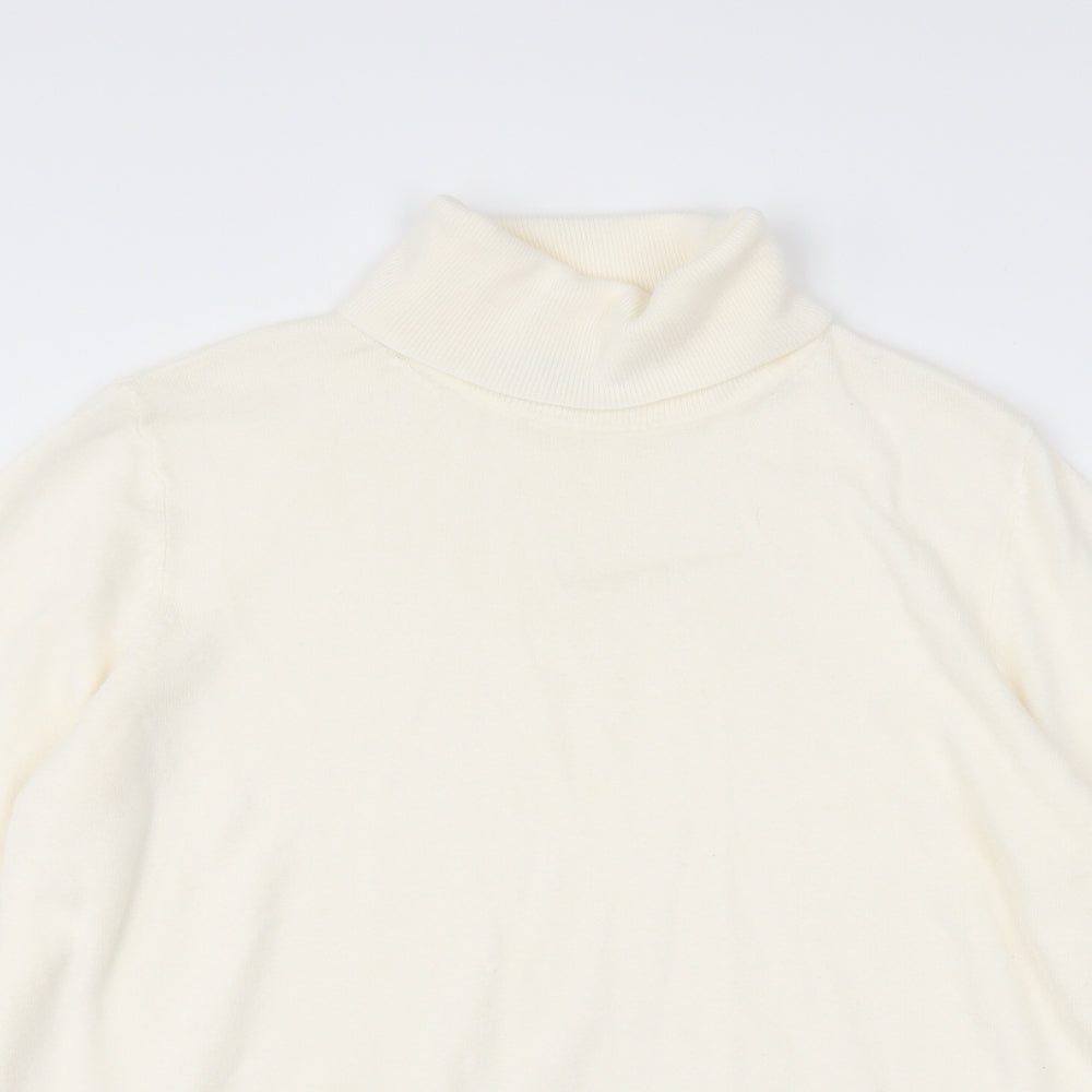 Marks and Spencer Womens White   Pullover Jumper Size 18