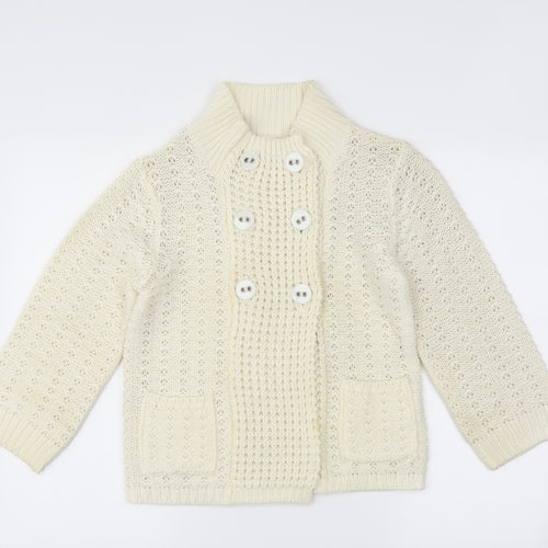Internacionale Womens Ivory   Cardigan Jumper Size 10