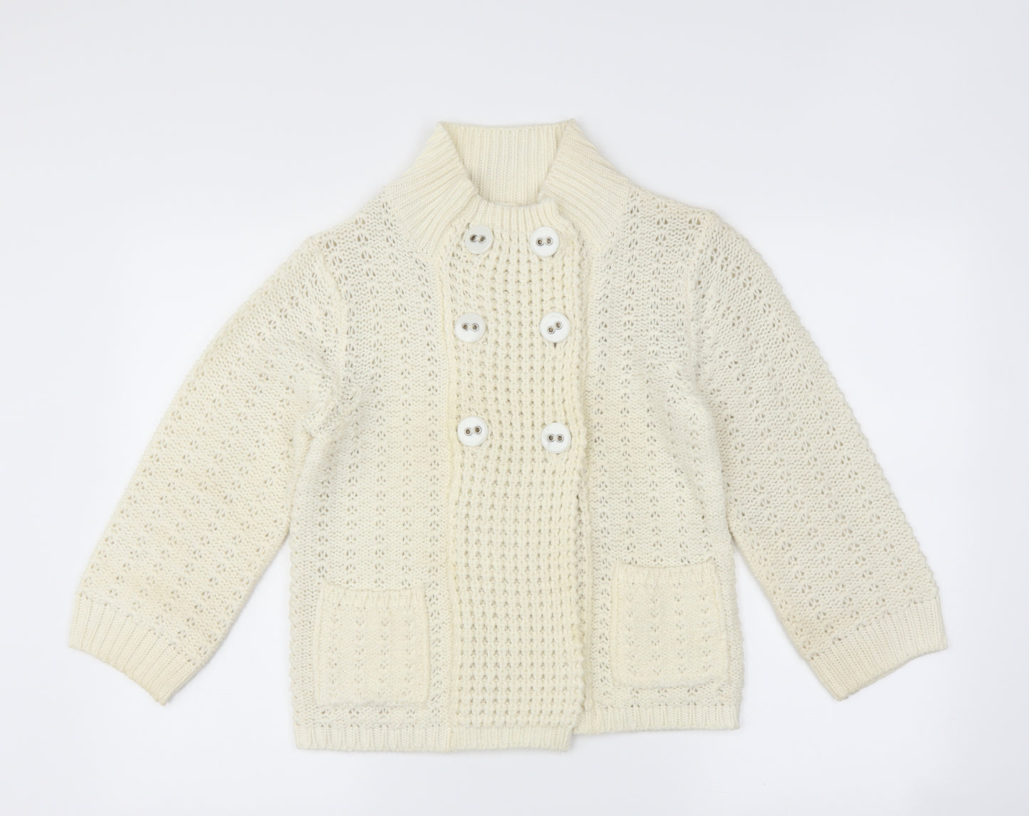 Internacionale Womens Ivory   Cardigan Jumper Size 10