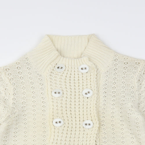 Internacionale Womens Ivory   Cardigan Jumper Size 10