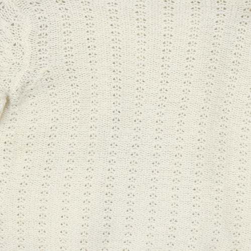 Internacionale Womens Ivory   Cardigan Jumper Size 10