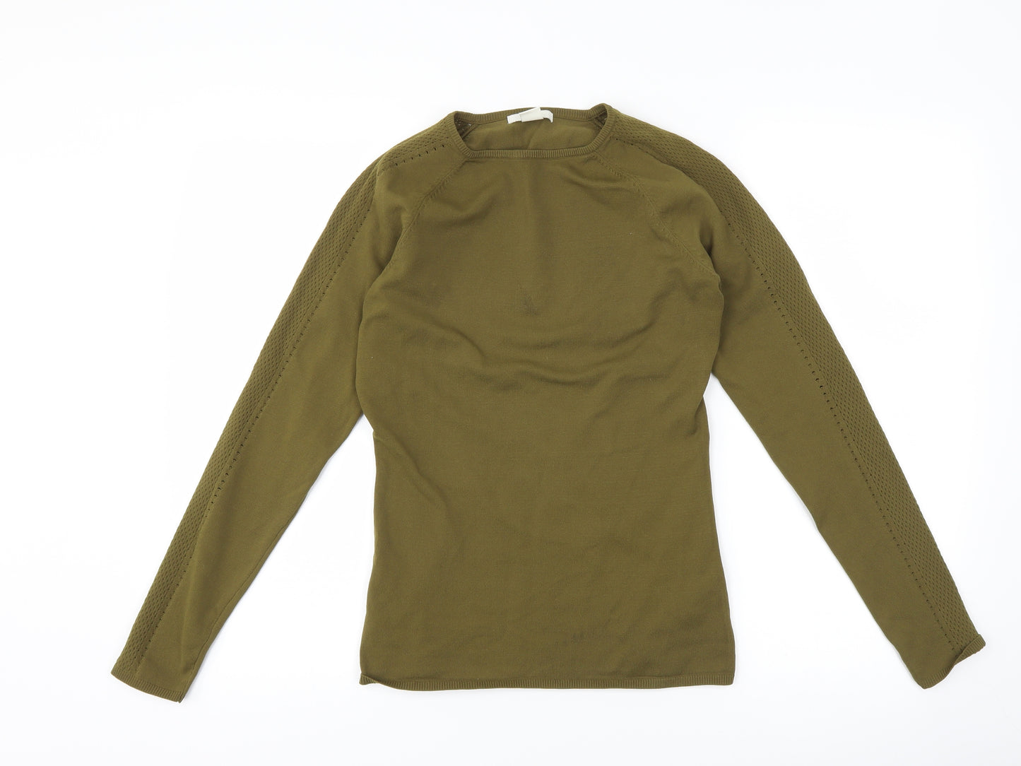 H&M Womens Green   Basic T-Shirt Size S