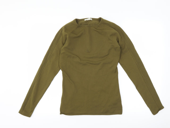 H&M Womens Green   Basic T-Shirt Size S