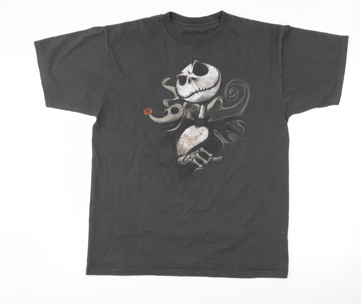 disney store Mens Grey    T-Shirt Size L  - Nightmare before christmas