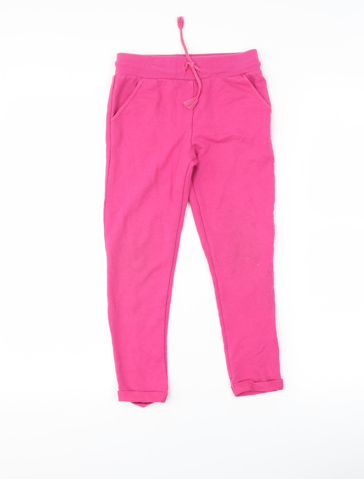 F&F Girls Pink   Jogger Trousers Size 5-6 Years