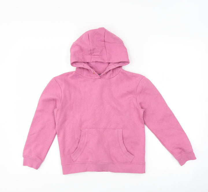 Matalan Girls Pink Pullover Hoodie Size 8 Years