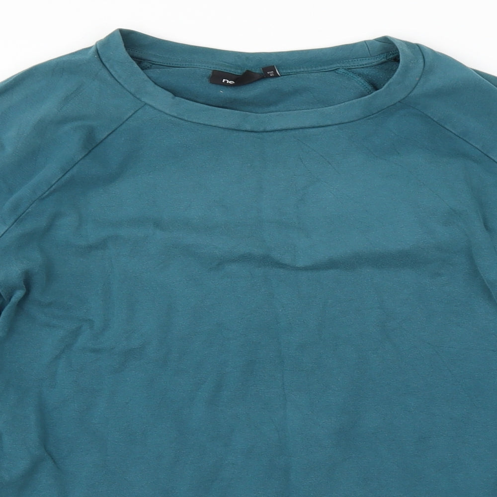 NEXT Womens Blue Floral  Pullover Sweatshirt Size 10