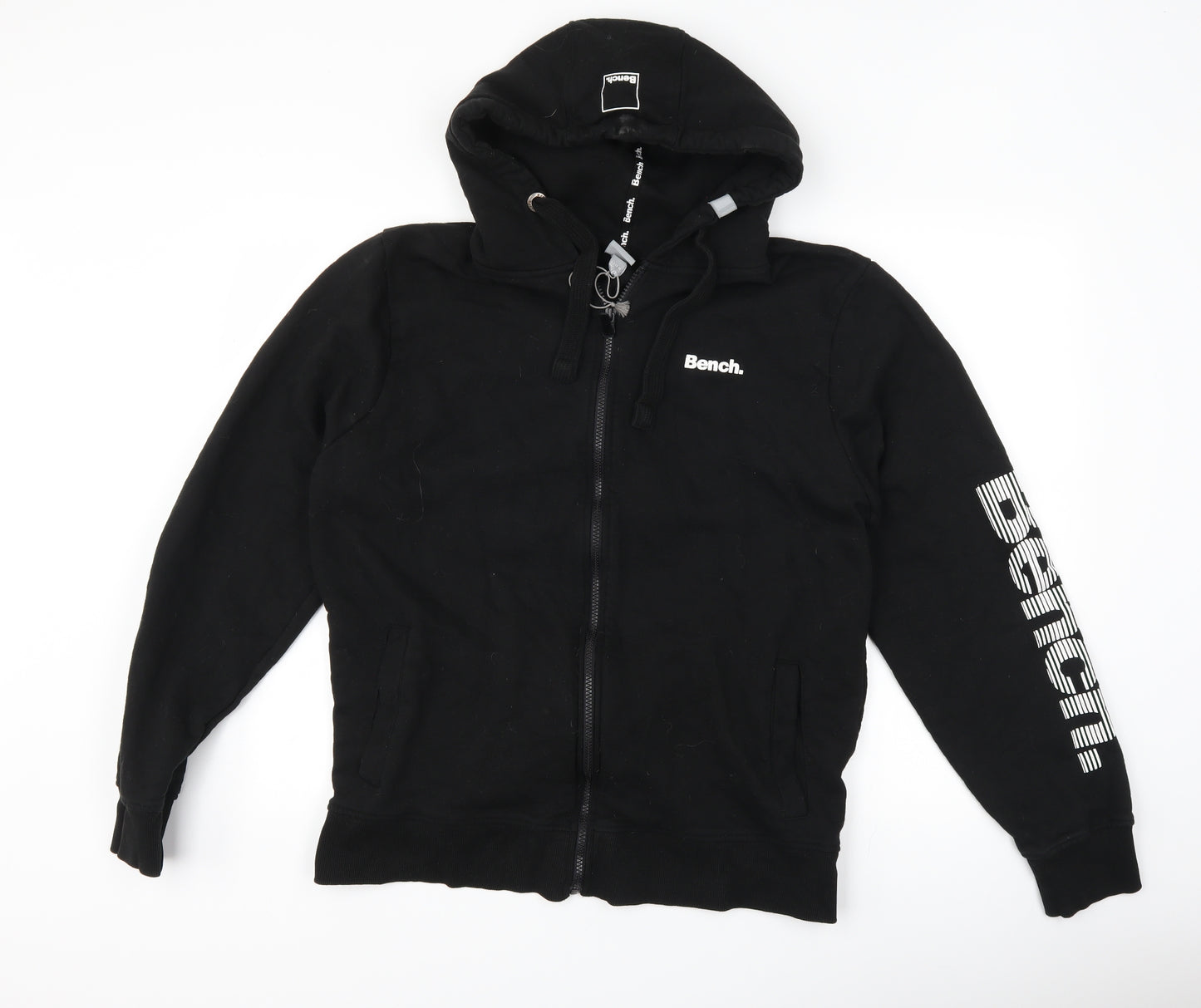 Bench Womens Black   Full Zip Hoodie Size 2XL
