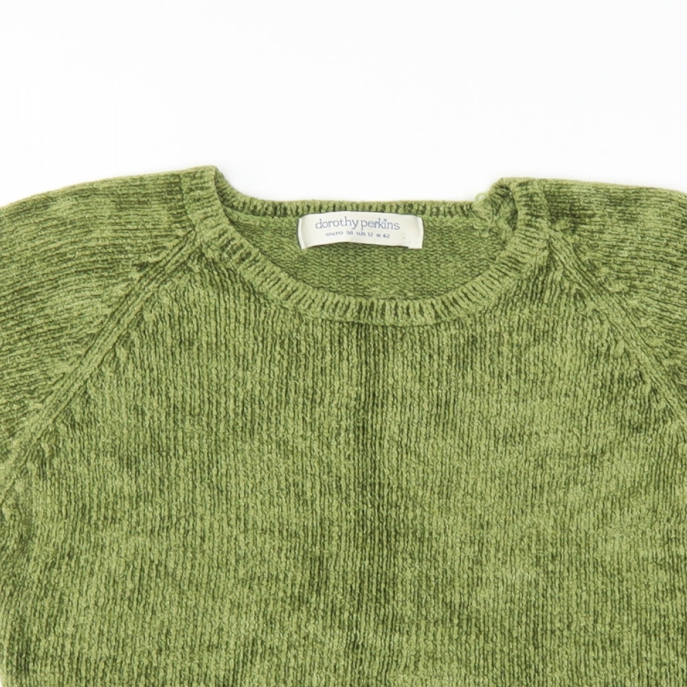 Dorothy Perkins Womens Green   Basic T-Shirt Size 12