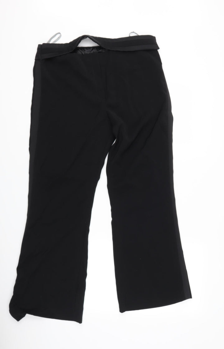 Dorothy Perkins Womens Black   Trousers  Size 14 L27 in
