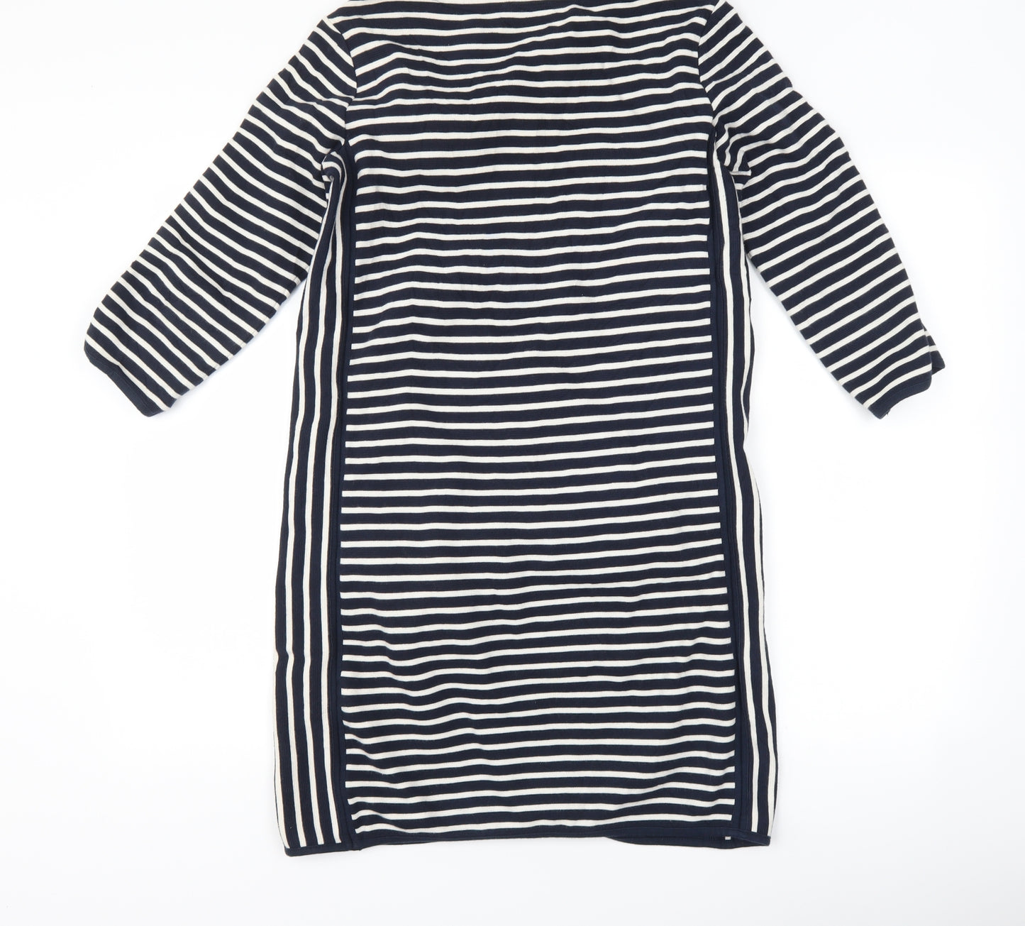 Marks and Spencer Womens Blue Striped  Jumper Dress  Size 10