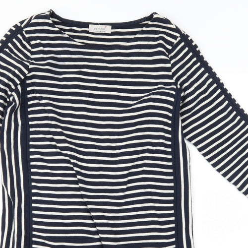 Marks and Spencer Womens Blue Striped  Jumper Dress  Size 10
