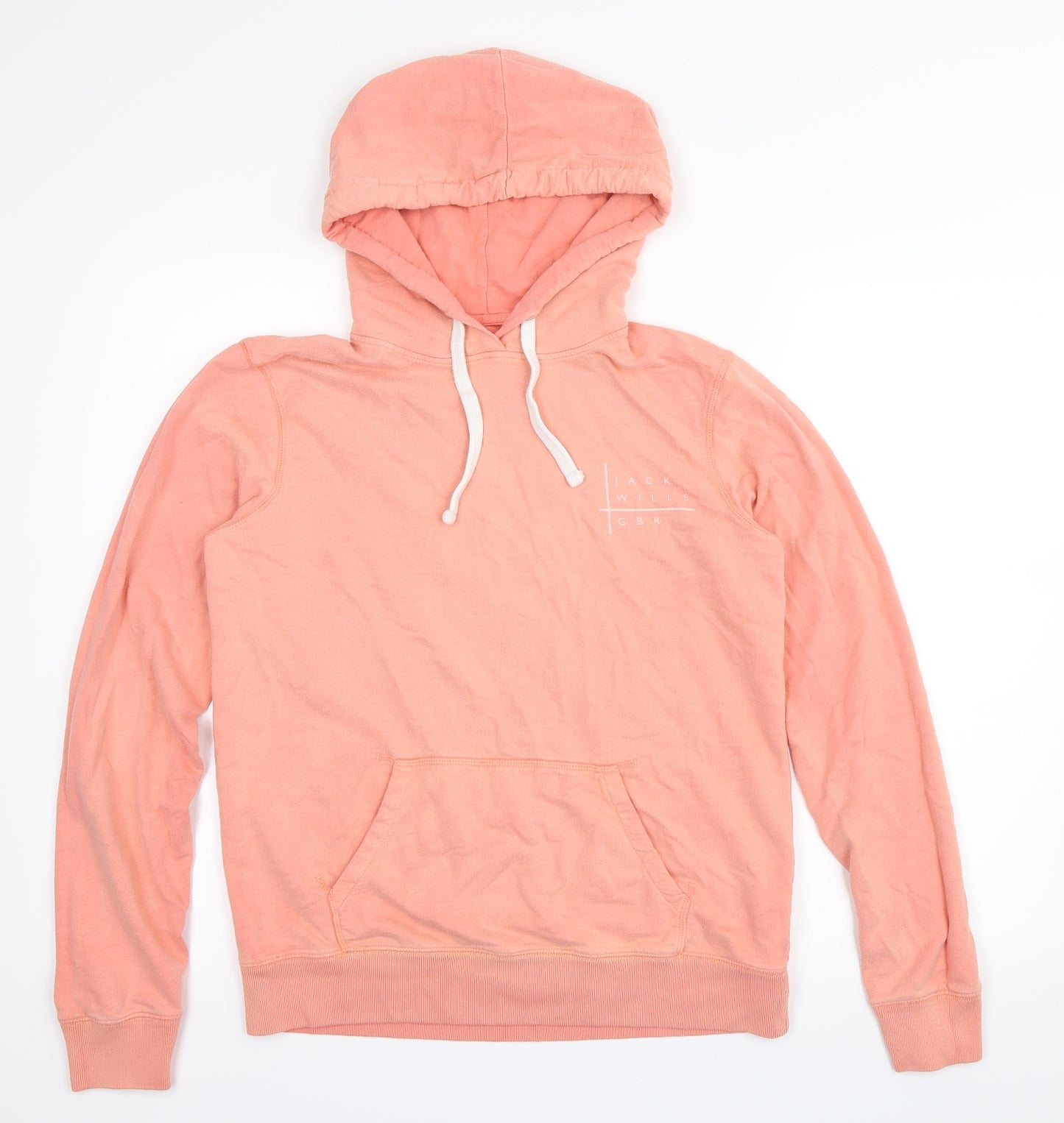 Jack Wills Womens Pink   Pullover Hoodie Size 12