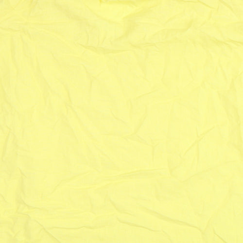 flint & moss Womens Yellow   Basic Blouse Size 2XL