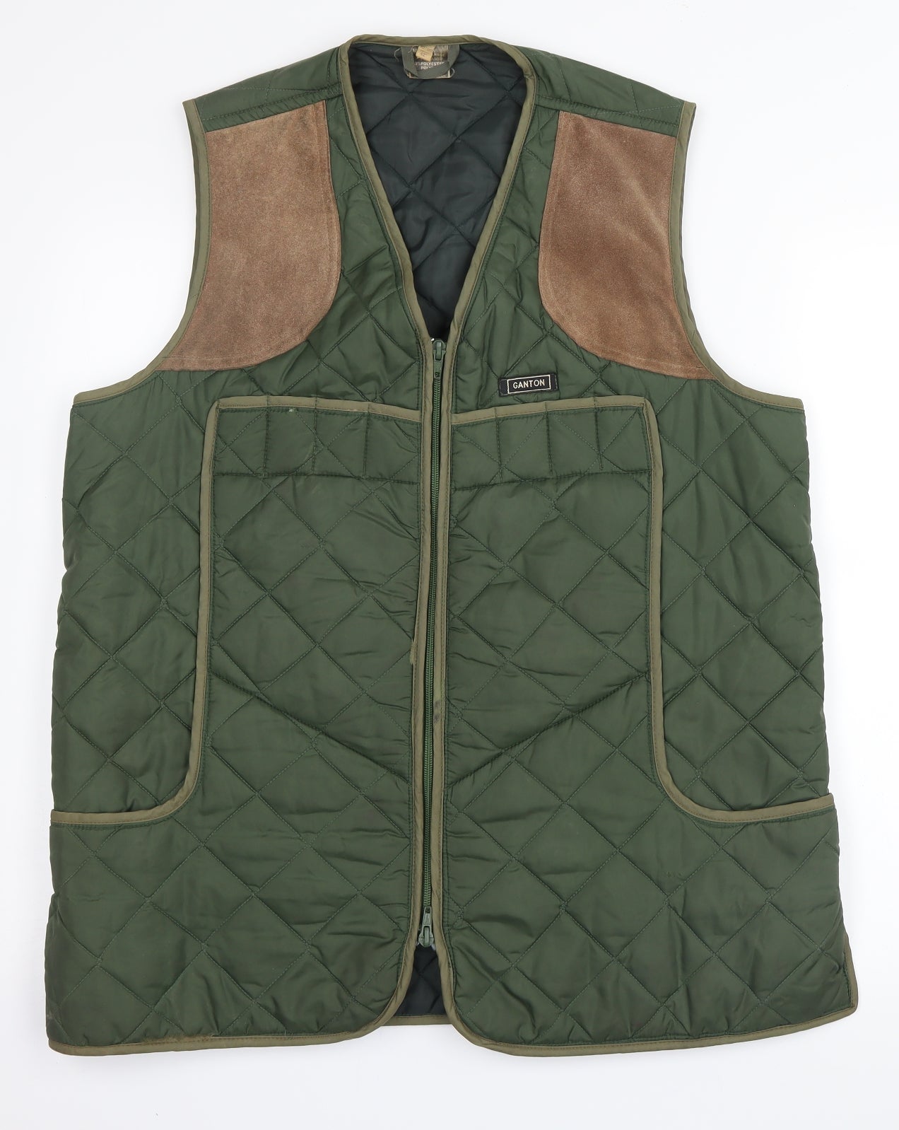 Ganton Mens Green   Gilet Waistcoat Size 42
