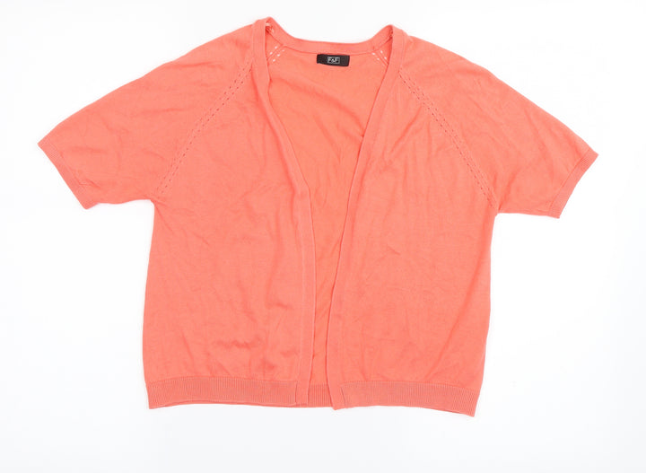 F&F Womens Pink   Cardigan Jumper Size 10