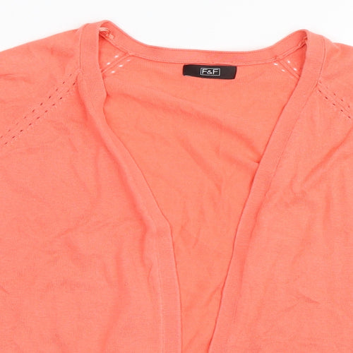 F&F Womens Pink   Cardigan Jumper Size 10