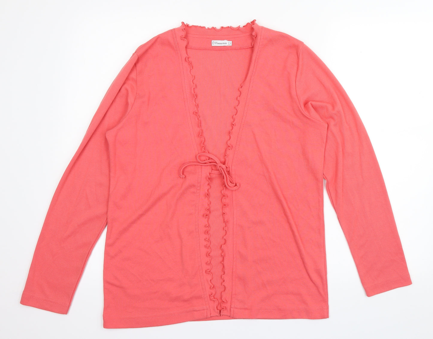 E Messentials Womens Pink   Cardigan Jumper Size 12