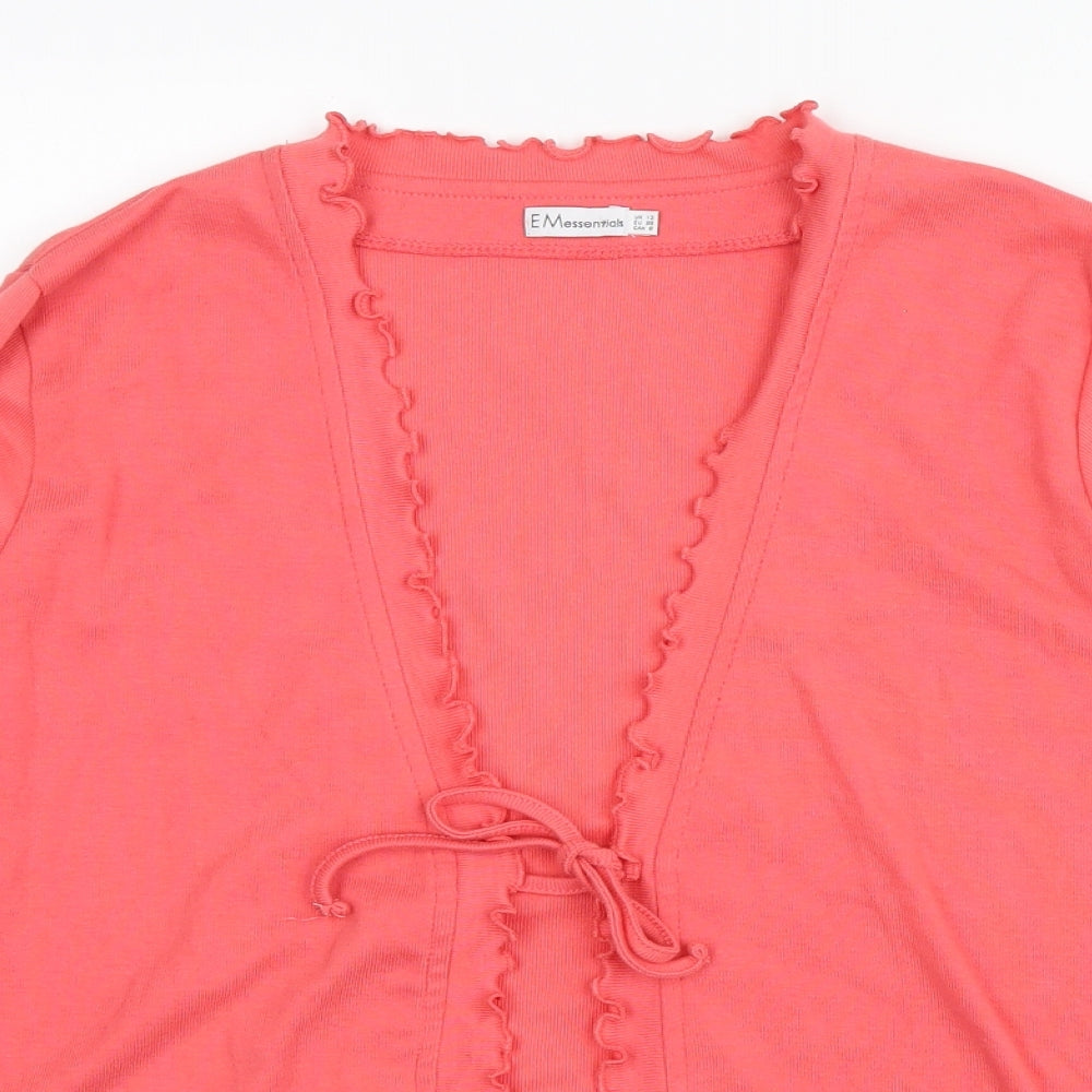 E Messentials Womens Pink   Cardigan Jumper Size 12