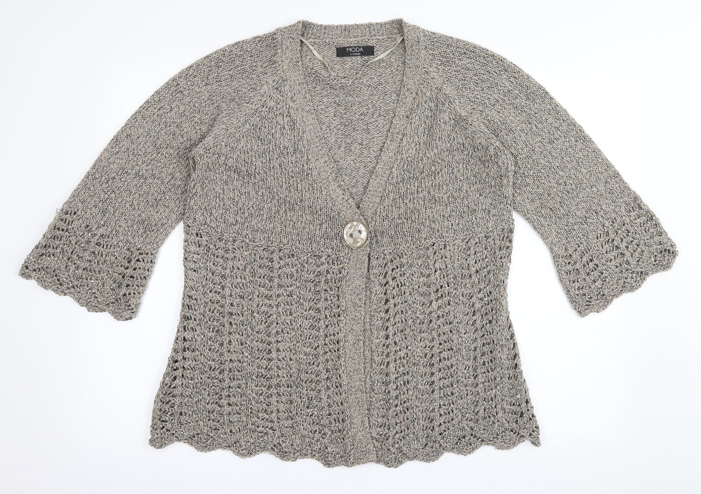 Moda at George  Womens Brown   Cape Jumper Size 16