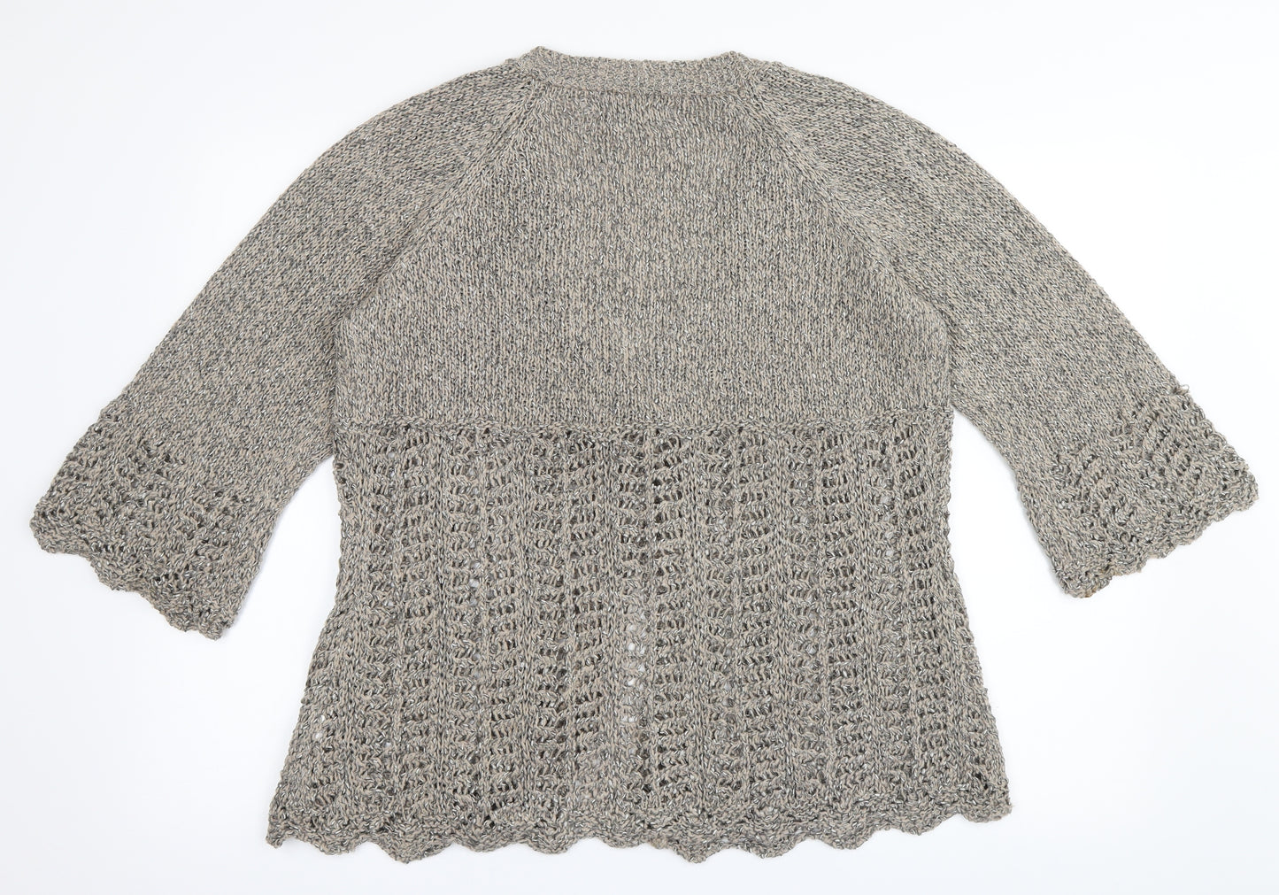 Moda at George  Womens Brown   Cape Jumper Size 16