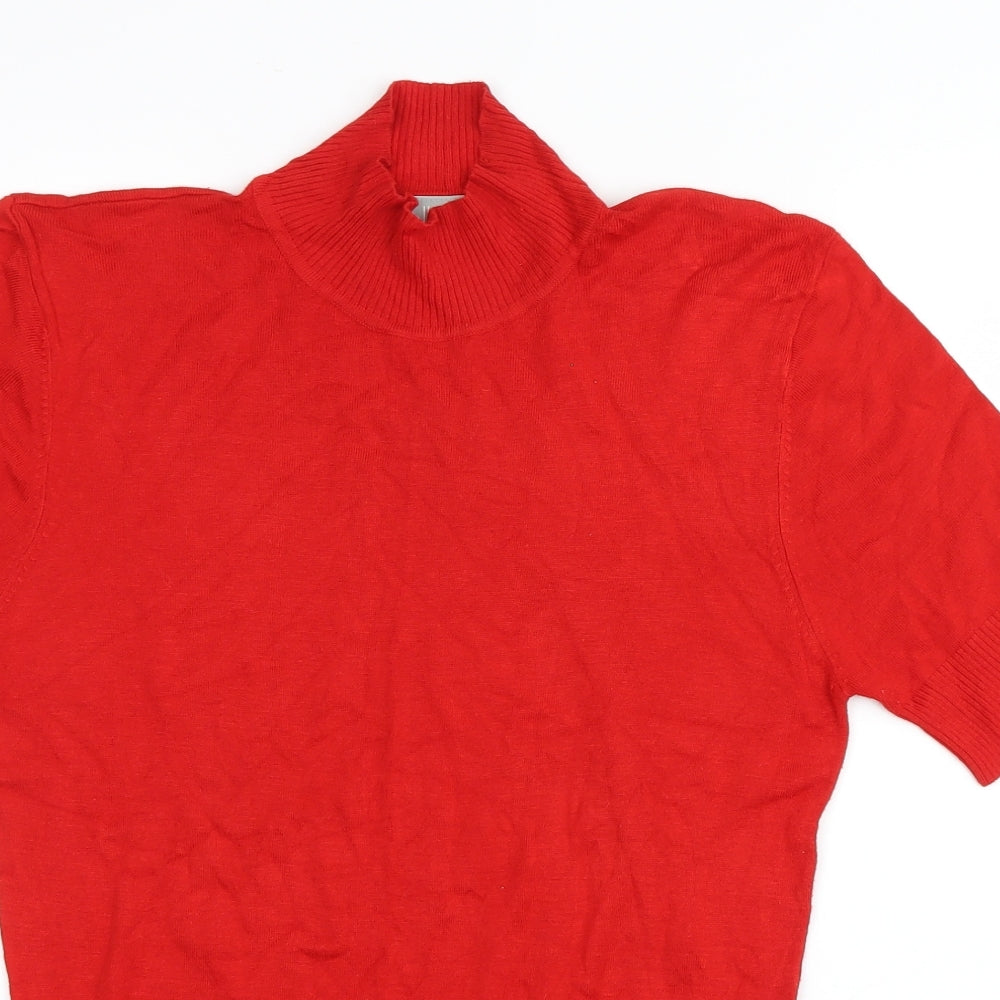 Wallis Womens Red   Pullover Jumper Size 14