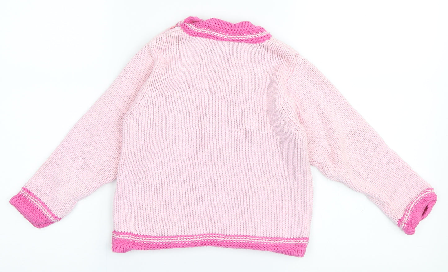Babble Boom Girls Pink   Pullover Jumper Size 3-4 Years