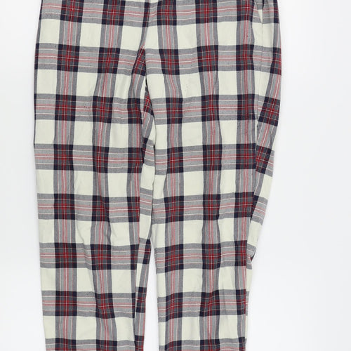 Primark Womens Multicoloured Check  Trousers  Size 10 L24 in