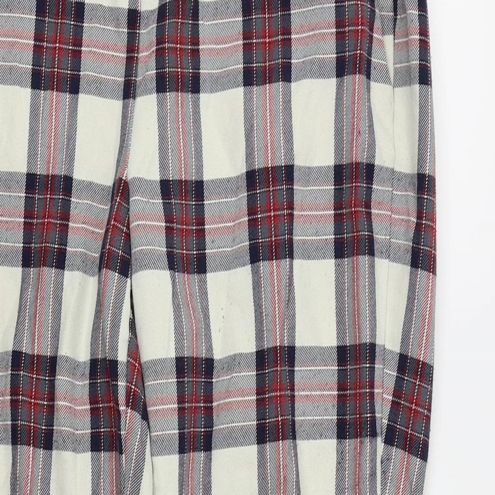 Primark Womens Multicoloured Check  Trousers  Size 10 L24 in