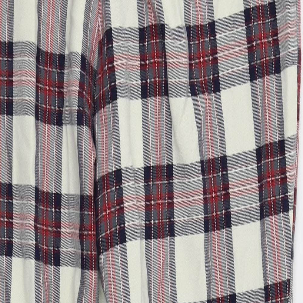 Primark Womens Multicoloured Check  Trousers  Size 10 L24 in