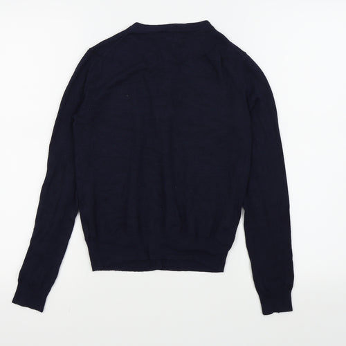M&S Womens Blue   Cardigan Jumper Size 8