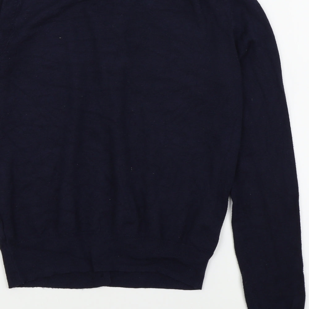 M&S Womens Blue   Cardigan Jumper Size 8